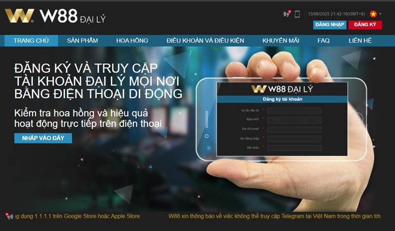 đại lý w88