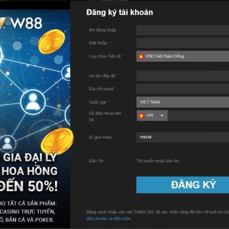 Đại Lý W88 – Hướng Dẫn Chi Tiết Đăng Ký Đại Lý W88 2025