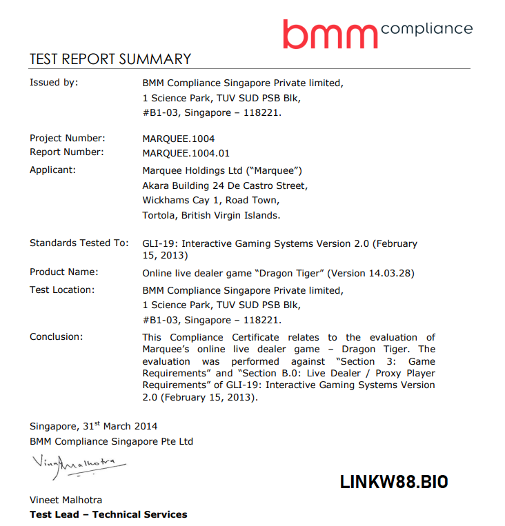 giấy phép hoạt động nhà cái FUN88